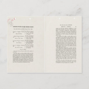 Chief Justice Earl Warren Miranda mot Arizona Fodr Vykort