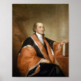 Chief Justice John Jay Porträtt - Gilbert Stuart Poster