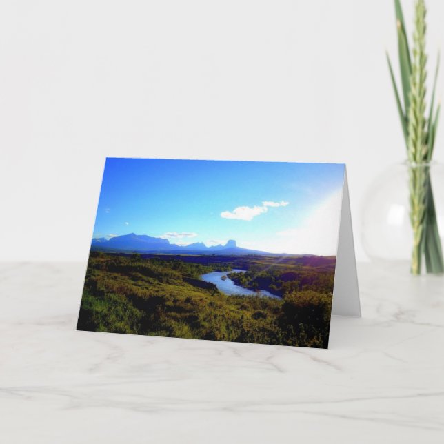Chief Mountain, Glacier National Park Card Kort (Framsida)