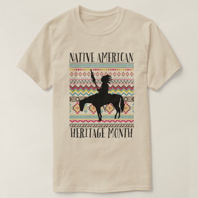 Chief on Horseback T Shirt (Design framsida)