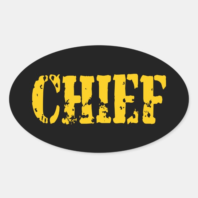 CHIEF OVALT KLISTERMÄRKE (Framsida)