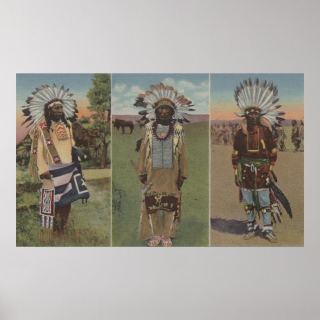 Chief Red Cloud, Chief Dewey Beard Poster (Framsidan)