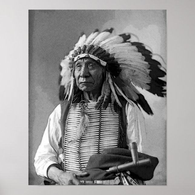 Chief Red Cloud Print Poster (Framsidan)