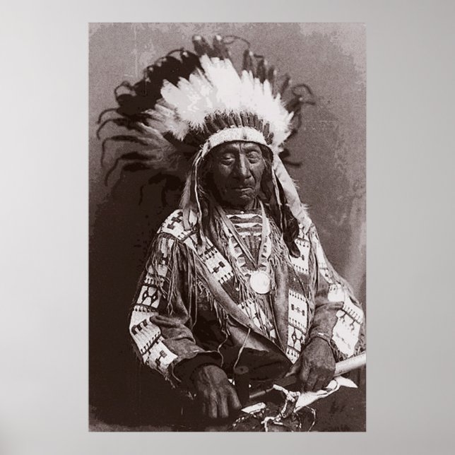 Chief Red Cloud Print Poster (Framsidan)