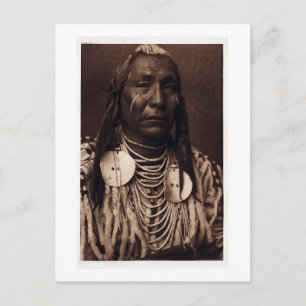 Chief Red Vinge - Tatankamani - Walking Buffalo Vykort