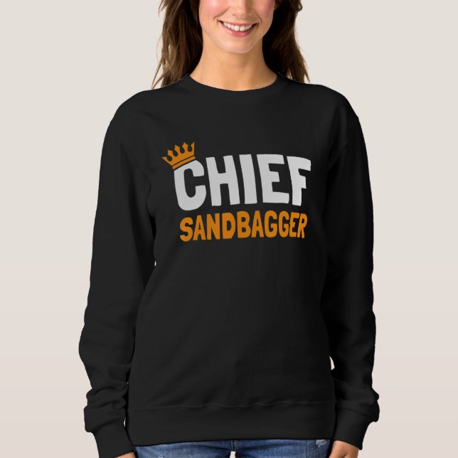 Chief Sandbagger Gag Golf 2 T Shirt (Framsida)