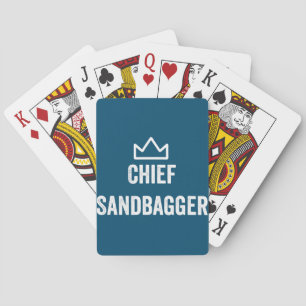 Chief Sandbagger Golf Meme Bjj Chess Sandbag Casinokort