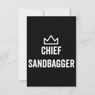 Chief Sandbagger Golf Meme Bjj Chess Sandbag OSA Kort