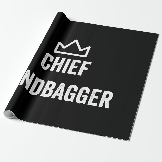 Chief Sandbagger Golf Meme Bjj Chess Sandbag Presentpapper (Utrullad)