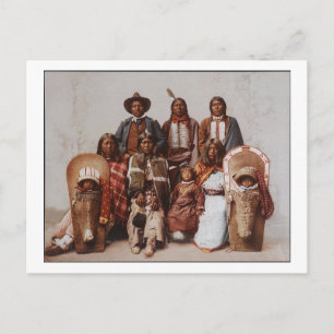 Chief Sevara Family Ute 1897 Vykort