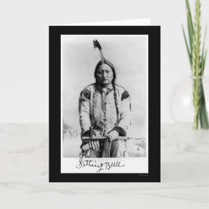 Chief Sitta Bull 1889 Kort