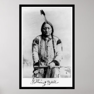 Chief Sitta Bull 1889 Poster