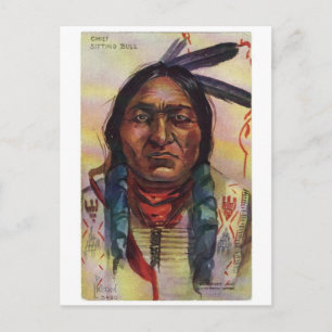 Chief Sitta Bull Vykort