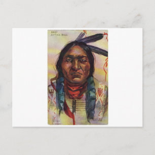 Chief Sitta Bull Vykort
