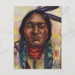 Chief Sitta Bull Vykort