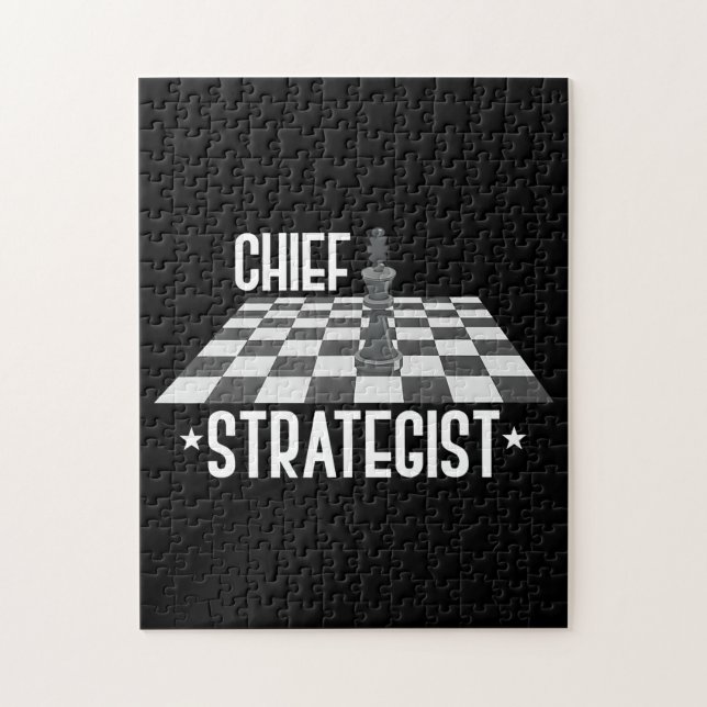 Chief strateist Chess | Jag vinner alltid detta sp Pussel (Vertikal)