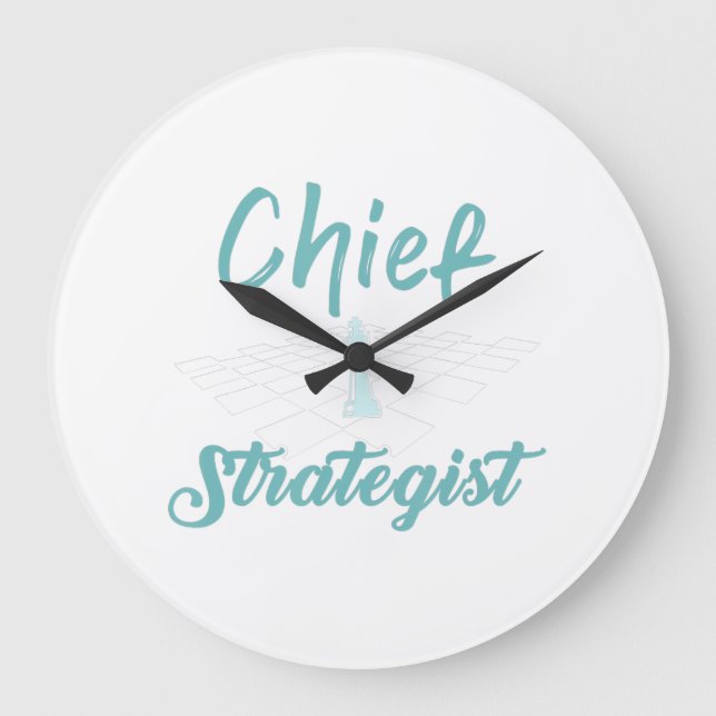 Chief strateist Chess | Jag vinner alltid detta sp Stor Klocka (Framsida)