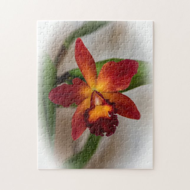Chief Sweet Orange Orchid Pussel (Vertikal)