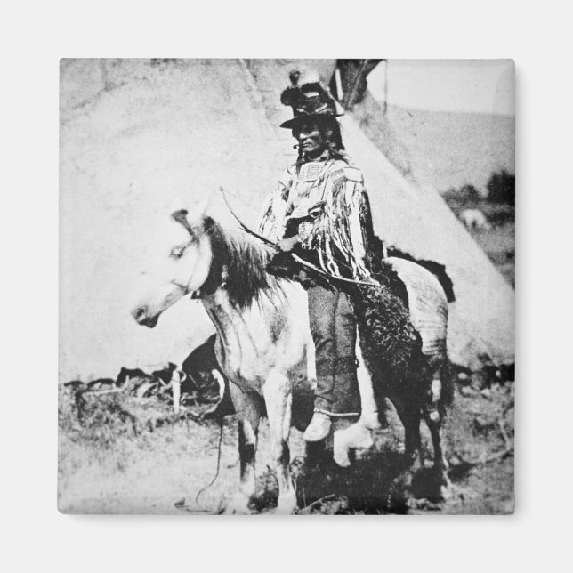 ’Chief Tittar Glass’, c.1875 (b/w bild) Magnet (Framsidan)