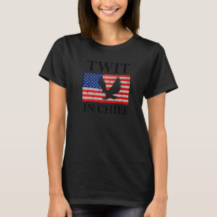 Chief Twi Amerikansk Flagga Merica Örn US Twit i C T Shirt