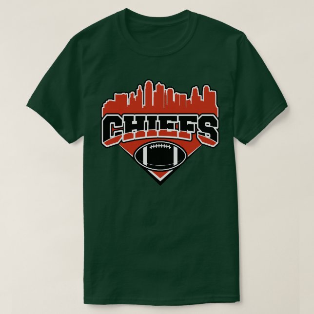 Chiefs Football T Shirt (Design framsida)
