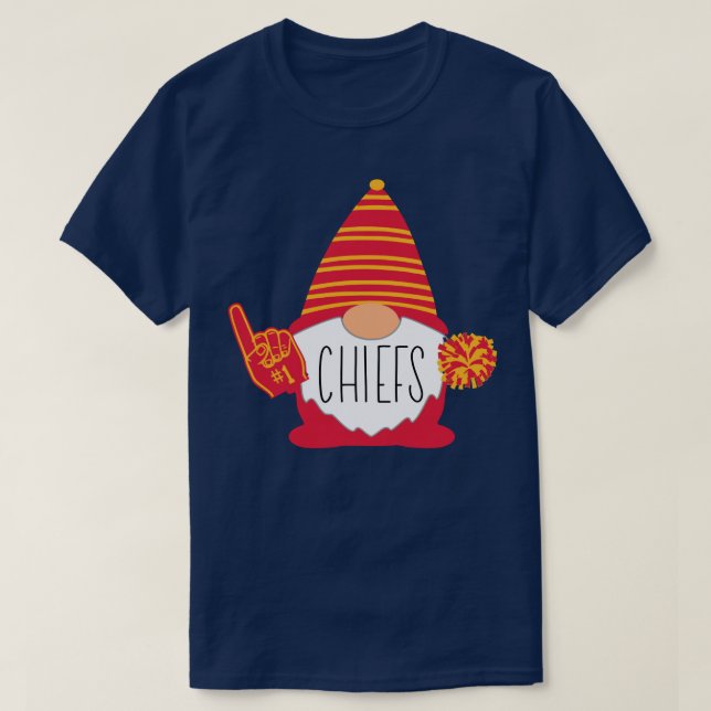 Chiefs Gnome Fläkt T Shirt (Design framsida)
