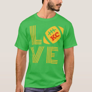 Chiefs Kärlek KC Kansas City T Shirt