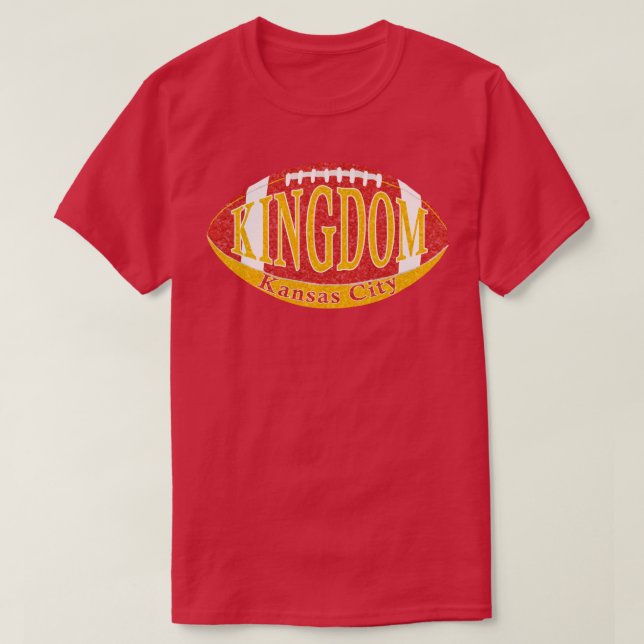 Chiefs Kingdom Football T Shirt (Design framsida)