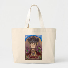 Chieftess Magnolia Native / Asian Noblewomen Tote Jumbo Tygkasse