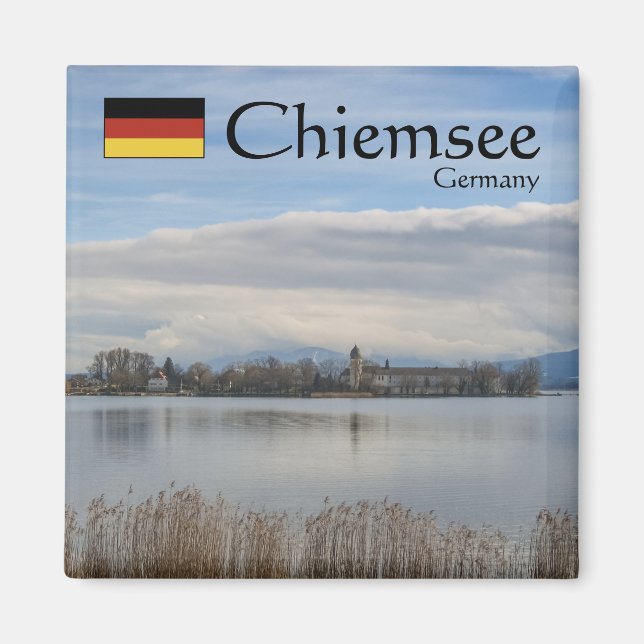 Chiemsee Tyskland Souvenir Magnet (Framsidan)