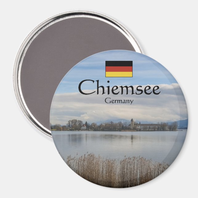 Chiemsee Tyskland Souvenir Magnet (Front/Back)