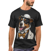Chien berger australien amusant en costume