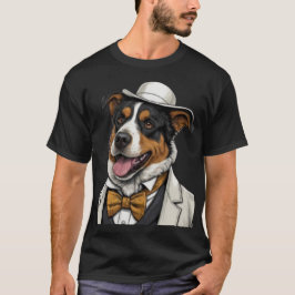 Chien berger australien amusant en costume t shirt