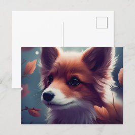 Chien Fox Vykort