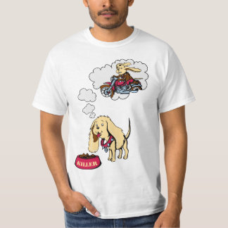Chien motocross t shirt