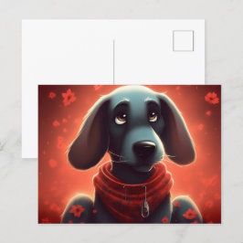 Chien Rouge Vykort