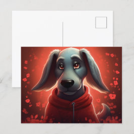 Chien Rouge Vykort