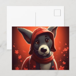 Chien Rouge Vykort
