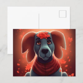 Chien Rouge Vykort