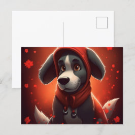 Chien Rouge Vykort