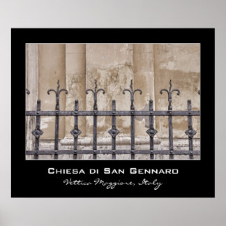 Chiesa di San Gennaro, Praiano, Amalfi Kusten Poster