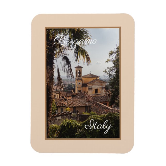 Chiesa di Santa Grata Inter Vites, Bergamo, Italie Magnet (Vertikal)