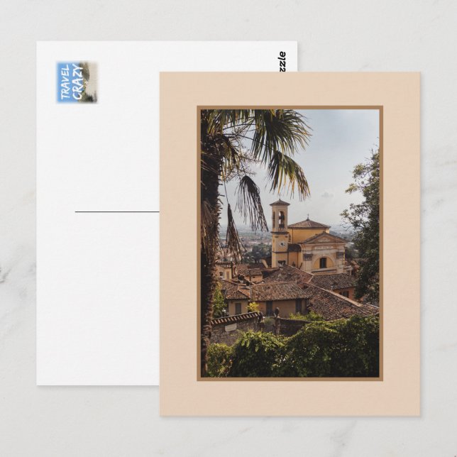 Chiesa di Santa Grata Inter Vites, Bergamo, Italie Vykort (Fram/baksida)