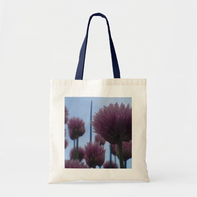 Chiffblommor mot en Blå himmel-budget, giffelbag Tygkasse (Framsidan)