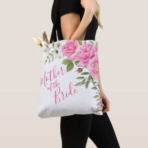 Chiffon Rosa ros Budens mamma Tygkasse
