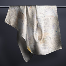 Chiffon Scarf, gamla vänner Bibliotek-kort