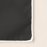 Chiffon Scarf Sjal<br><div class="desc">Den här chiffonslöjan visas i en underbar solid färg av svart med en vit trådrad kant. Anpassa det här objektet eller köp som det är.</div>