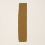 Chiffon Scarf Sjal<br><div class="desc">Den här chiffonslöjan visas i en underbar solid färg av brunt med en vit trådrad. Anpassa det här objektet och välj den färg-tråd du vill ha eller köpa som den är.</div>