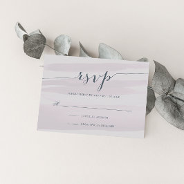 Chiffon Watercolor OSA kort | Grått Lilac