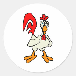 Chiggy Chicken Runt Klistermärke